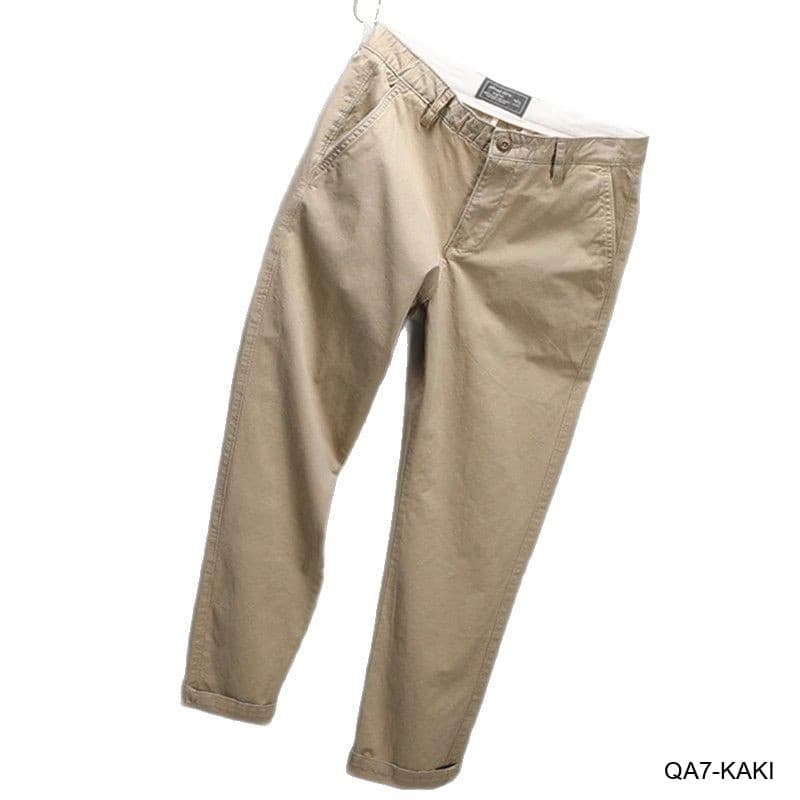 QA7 - Quần Ống Rộng Nam Phong Cách Nhật Bản Cổ Điển, Chất Cotton Mềm Mại, Dễ Phối Đồ 4 Mùa - ảnh 9