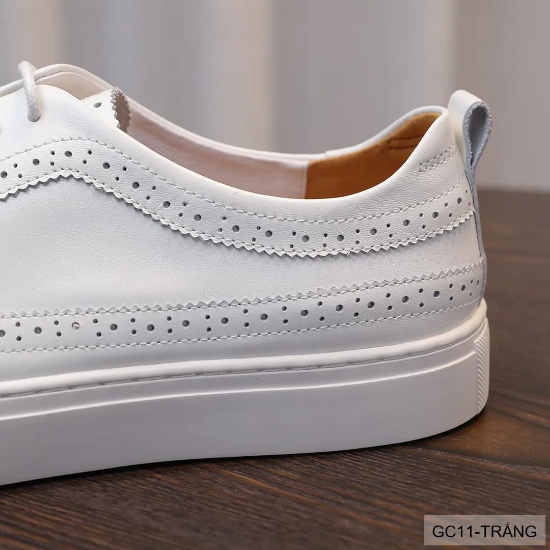 GC11 - Giày Nam Brogue Da Thật Phong Cách Anh Quốc Thiết Kế Sneaker Thời Trang - ảnh 10
