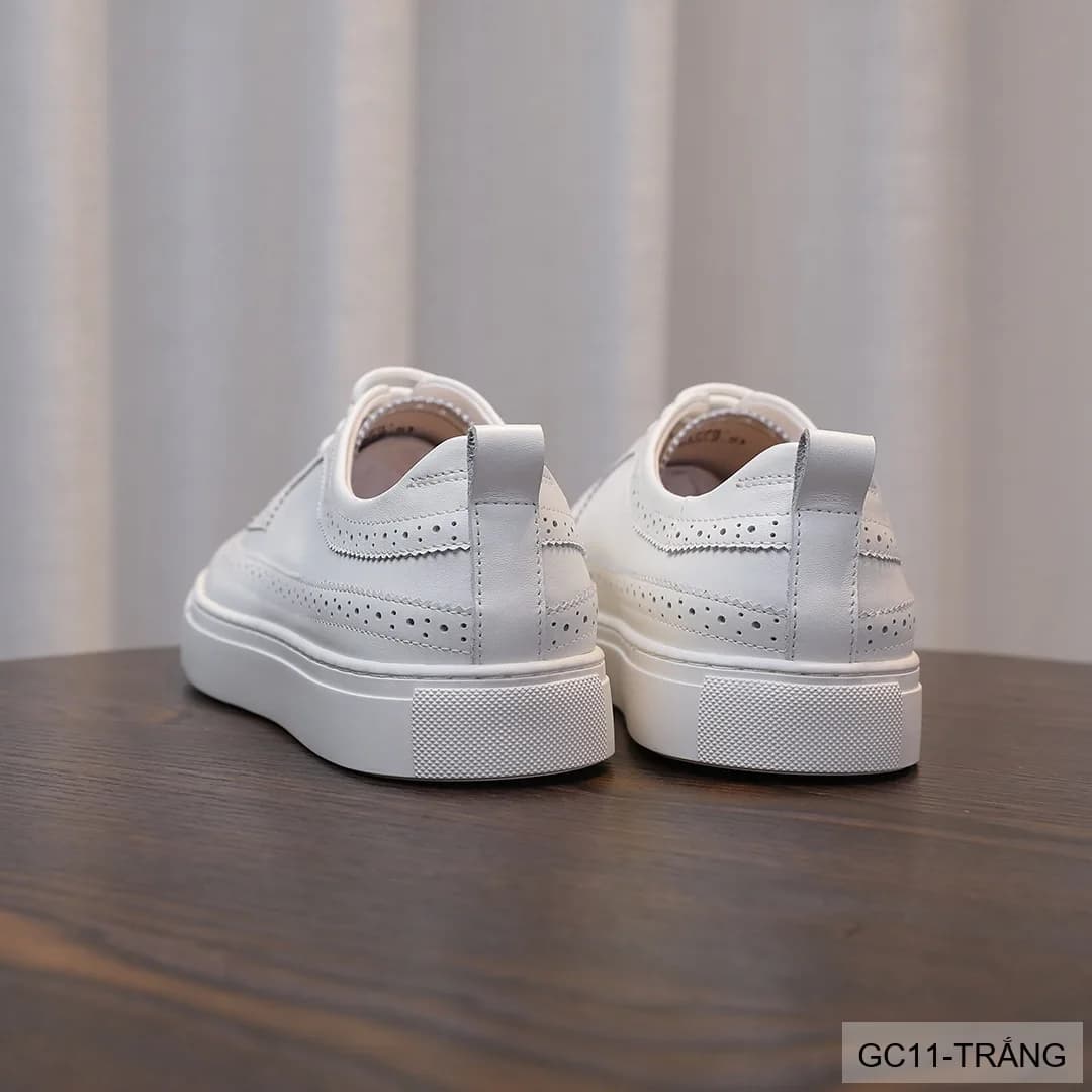 GC11 - Giày Nam Brogue Da Thật Phong Cách Anh Quốc Thiết Kế Sneaker Thời Trang - ảnh 12