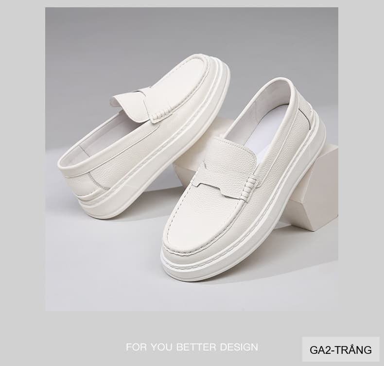 GA2 - Giày lười nam da thật đế mềm phong cách casual Lin Sen - ảnh 8