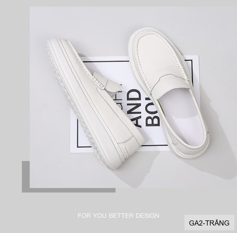 GA2 - Giày lười nam da thật đế mềm phong cách casual Lin Sen - ảnh 9