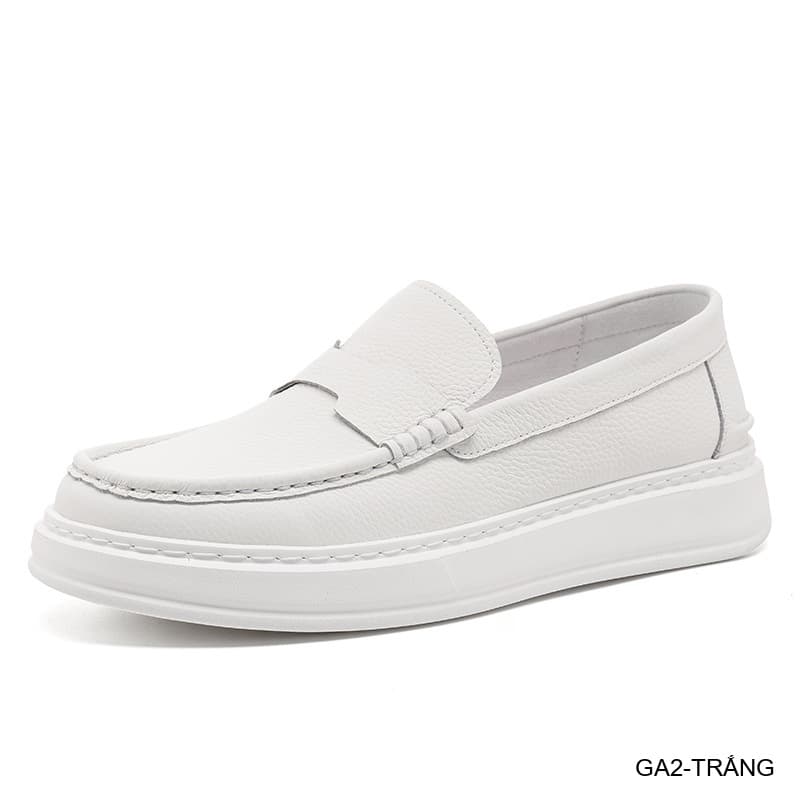 GA2 - Giày lười nam da thật đế mềm phong cách casual Lin Sen