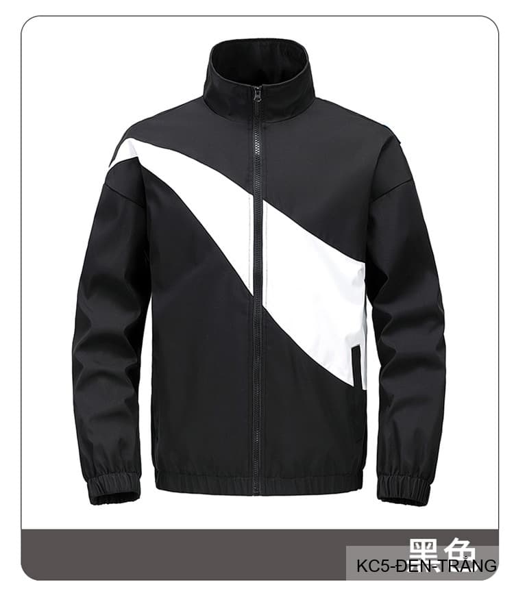 KC5 - Áo jacket nam phối màu thời trang xuân thu chống gió dễ phối đồ - ảnh 11
