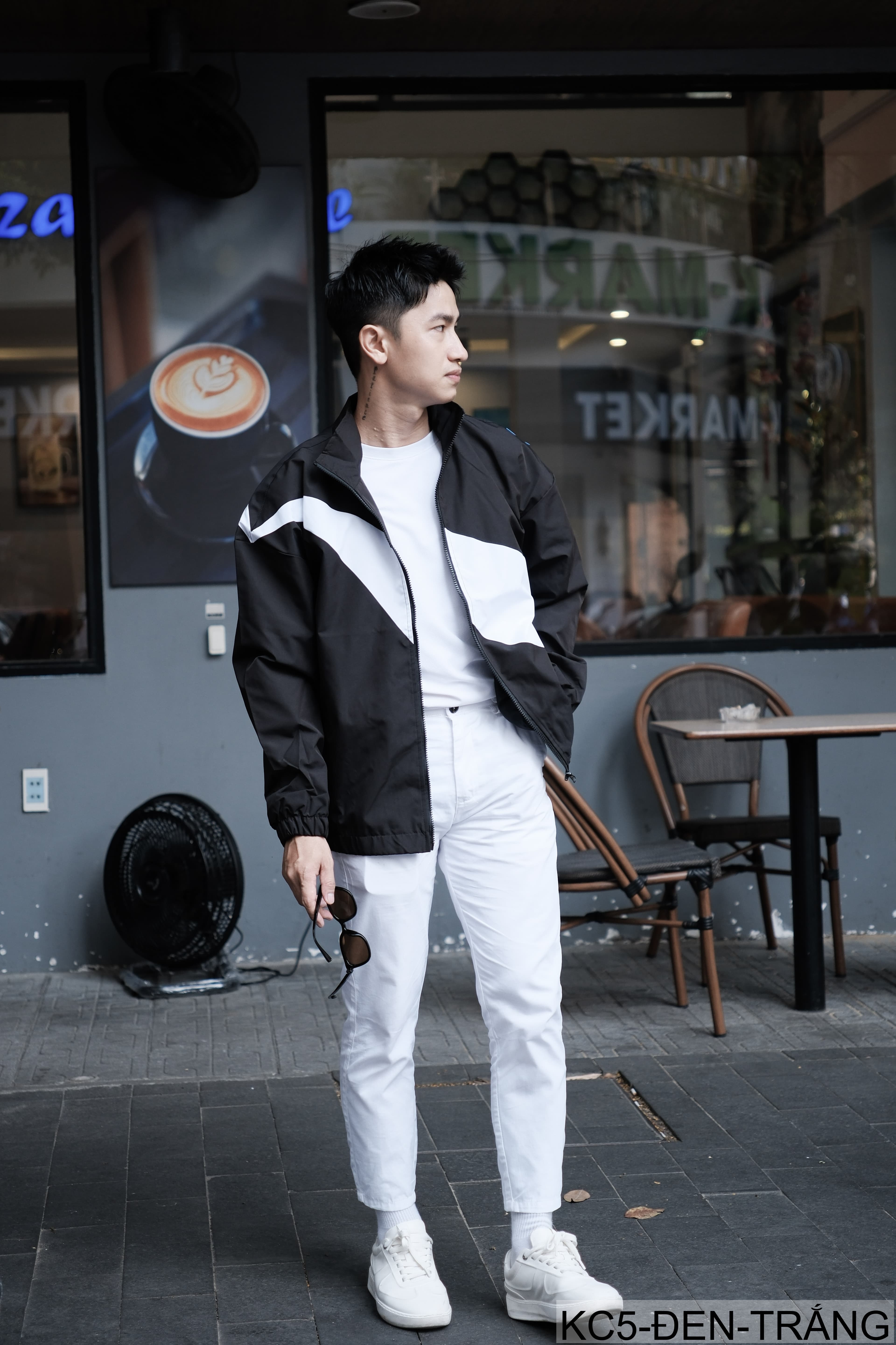 KC5 - Áo jacket nam phối màu thời trang xuân thu chống gió dễ phối đồ - ảnh 5