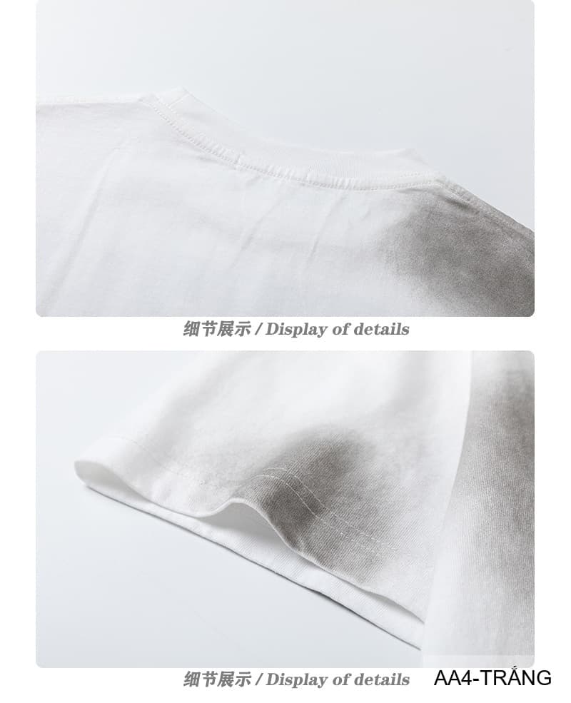 AA4 - Áo thun nam phong cách streetwear Mỹ, cổ tròn tay ngắn, chất cotton , họa tiết chữ nổi bật, form rộng rãi - ảnh 13