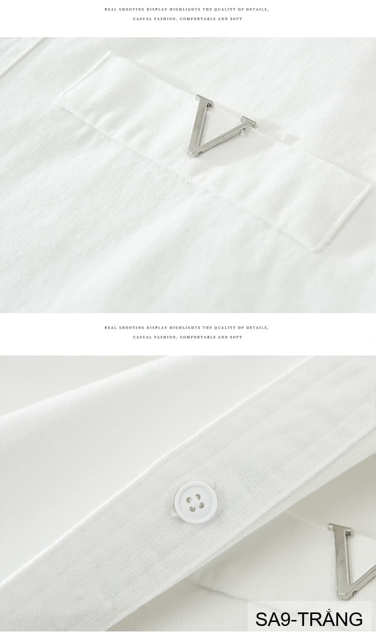SA9 - Áo sơ mi nam dài tay phong cách Nhật Bản, chất cotton mềm mại, form rộng thoải mái - ảnh 6