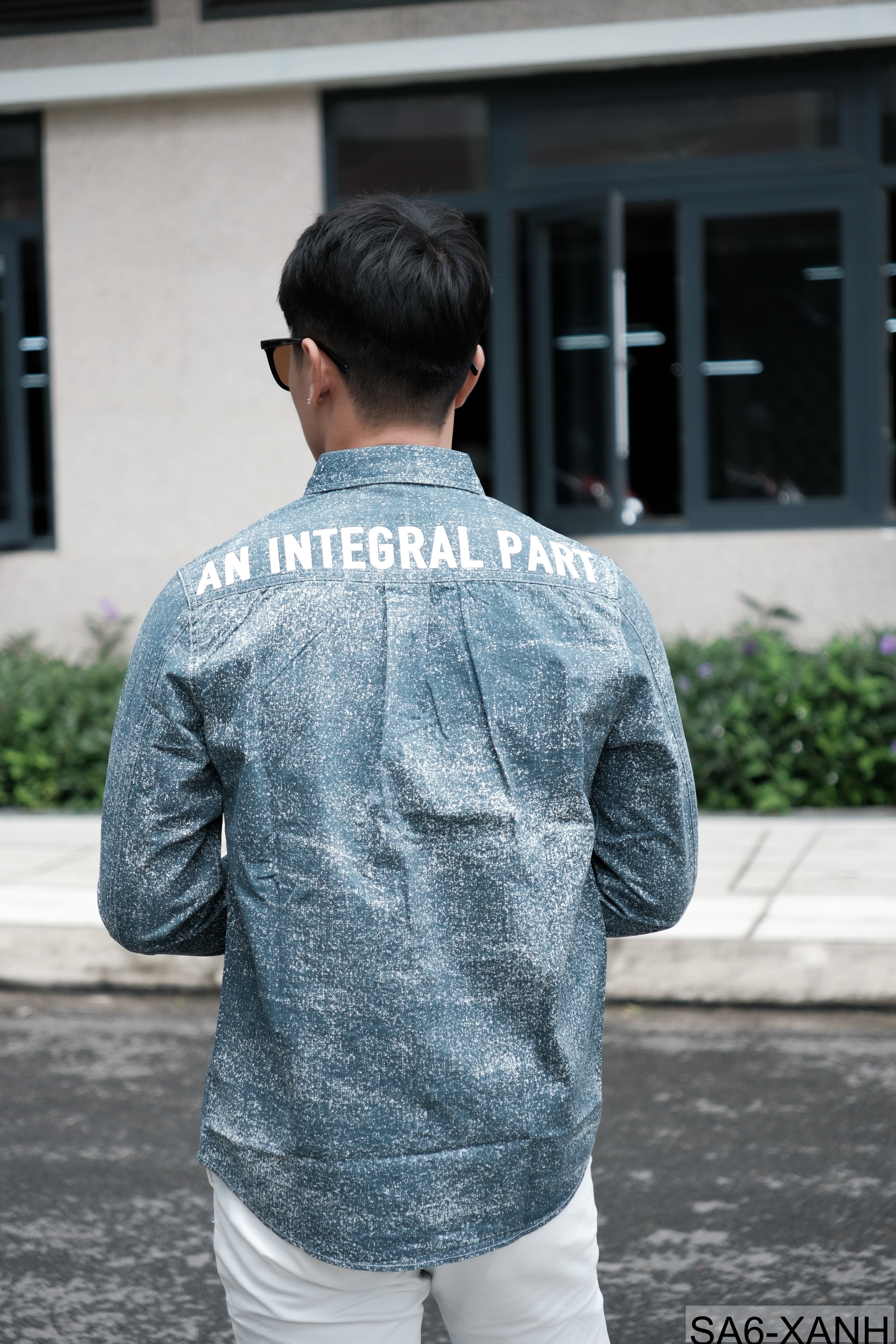 SA6 - Áo sơ mi nam tay dài họa tiết vintage phong cách streetwear, form rộng thoải mái - ảnh 4