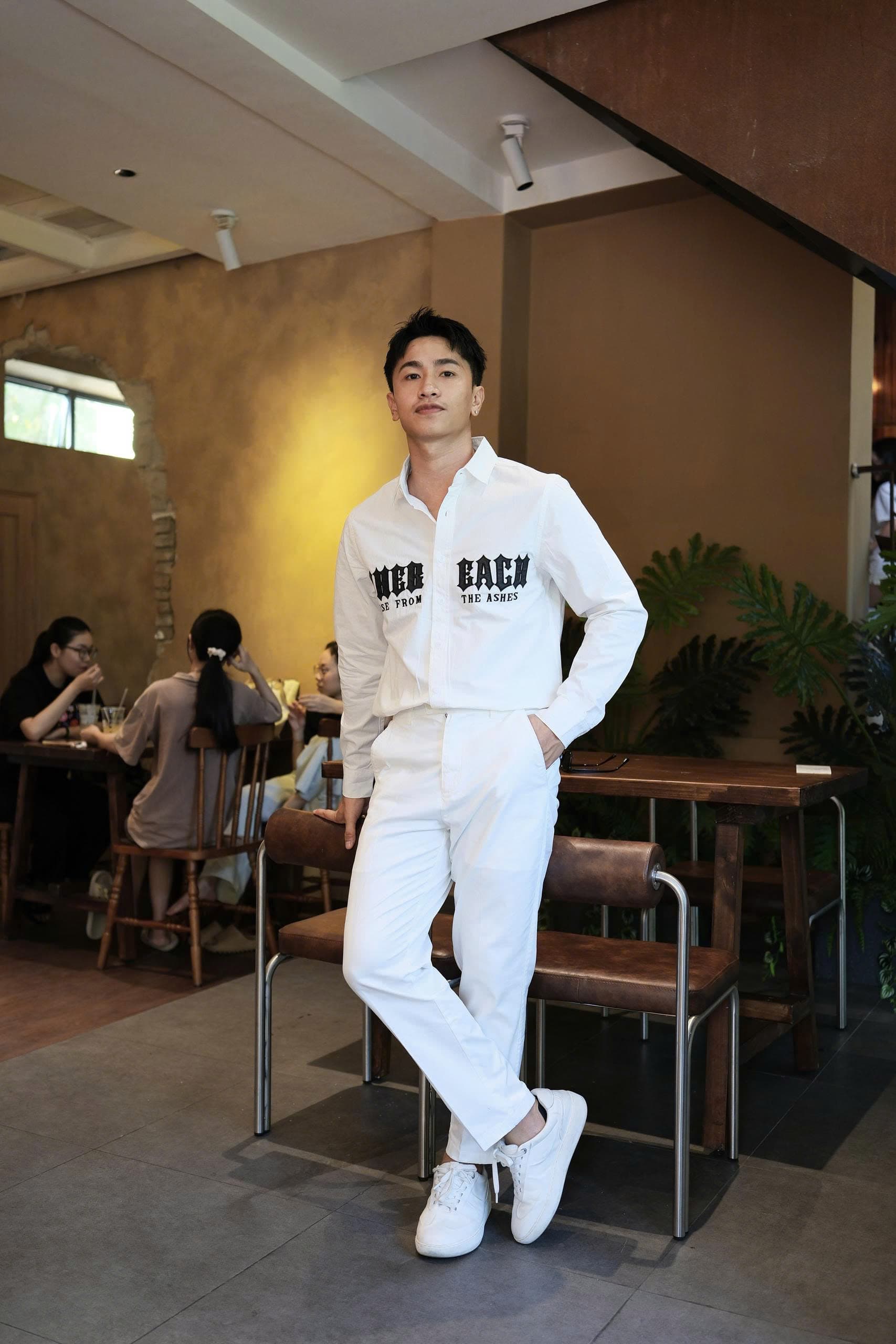 Áo Sơ Mi Nam Tay Dài Form Slim Màu Đen - ảnh 5