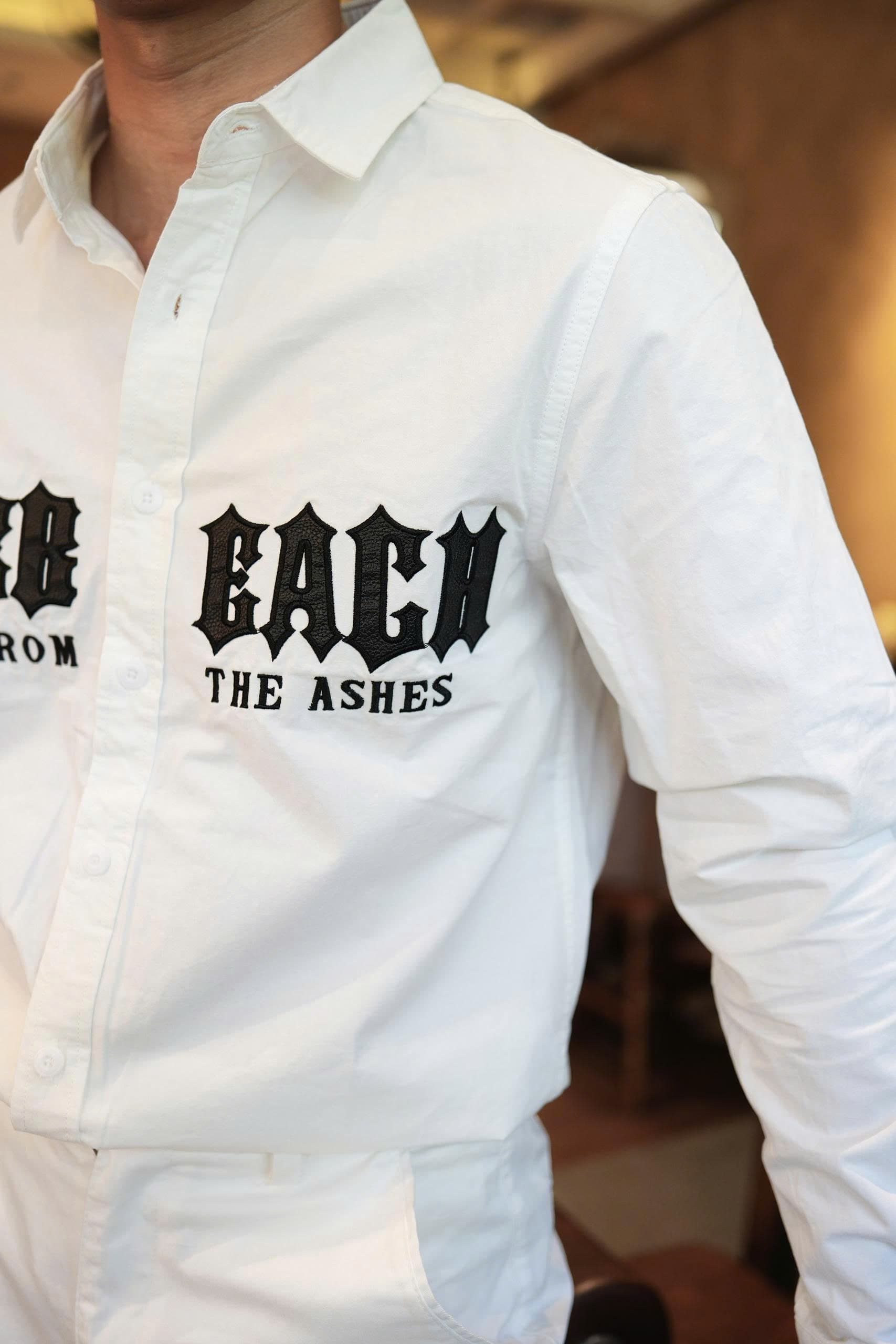 Áo Sơ Mi Nam Tay Dài Form Slim Màu Đen - ảnh 6