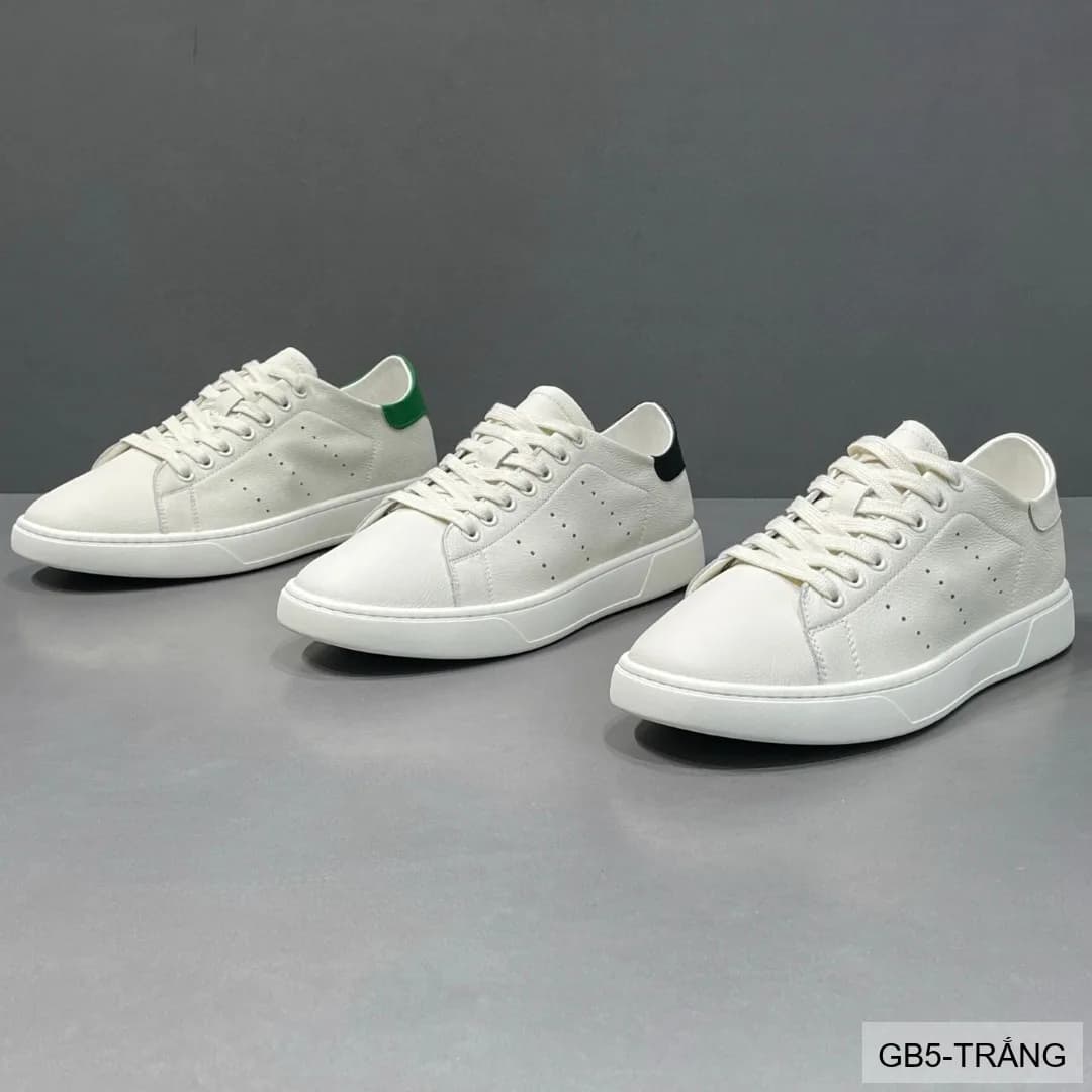 GB5 - Giày thể thao nam da thật đế thấp phong cách Châu Âu thời trang đa năng - ảnh 2