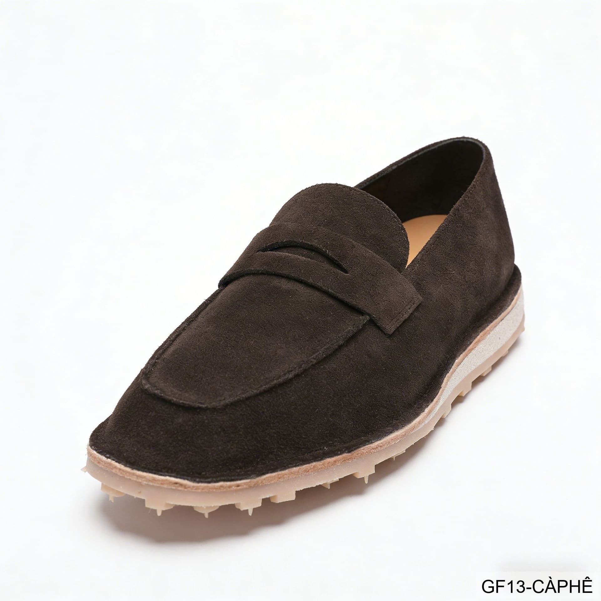 GF13 - Giày lười nam đế mềm kiểu Moccasin mùa hè - Da nubuck thoáng khí - ảnh 12