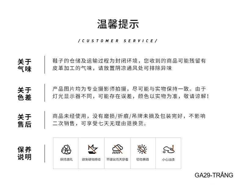 GA29 - Giày thể thao nam đế dày phong cách dad shoes màu trắng thời thượng - ảnh 19