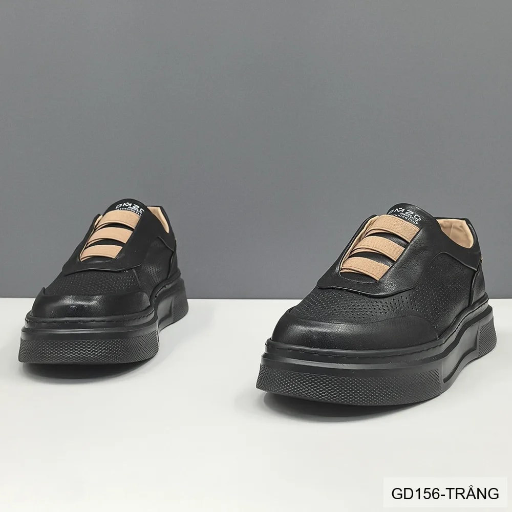 GD156 - Giày thể thao nam trắng da bò đế dày thời trang, thoáng khí, tăng chiều cao nhẹ - ảnh 6