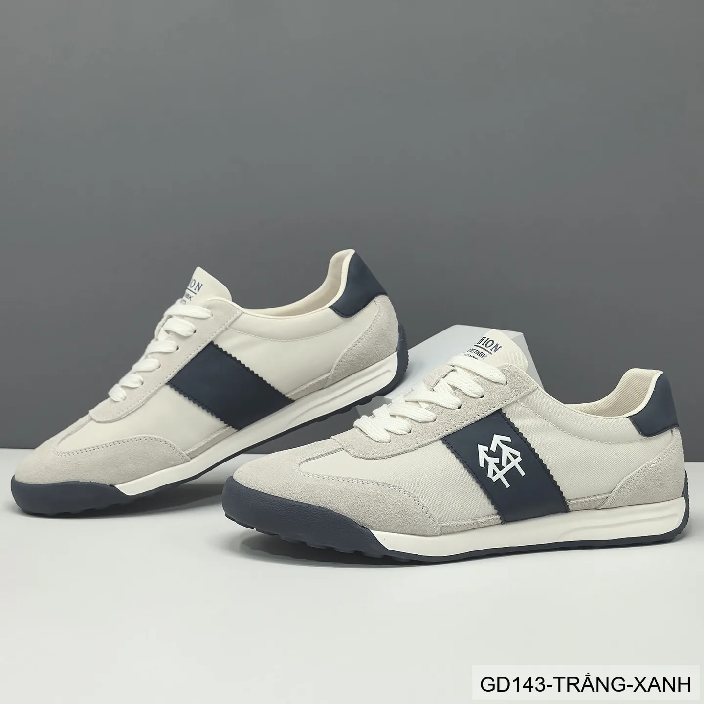 GD143 - Giày thể thao nam da nubuck phối màu khối, phong cách Hàn Quốc, đế TPU êm chân - ảnh 3