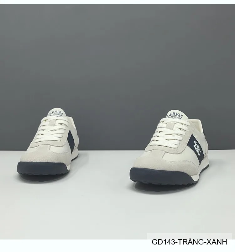 GD143 - Giày thể thao nam da nubuck phối màu khối, phong cách Hàn Quốc, đế TPU êm chân - ảnh 11