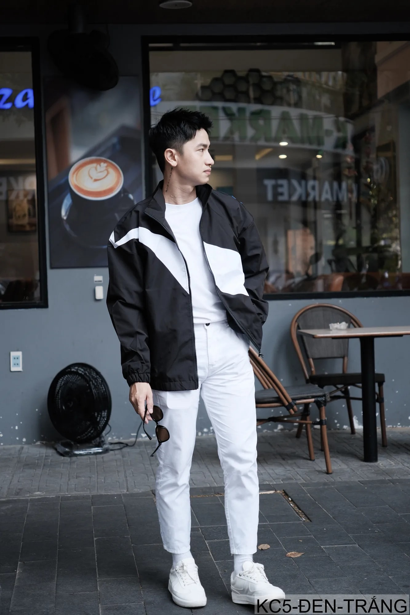 KC5 - Áo jacket nam phối màu thời trang xuân thu chống gió dễ phối đồ - ảnh 5