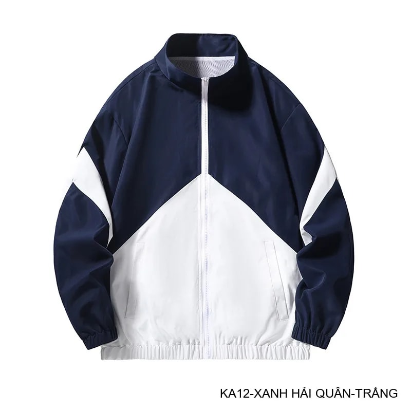 Xanh Hải Quân-Trắng