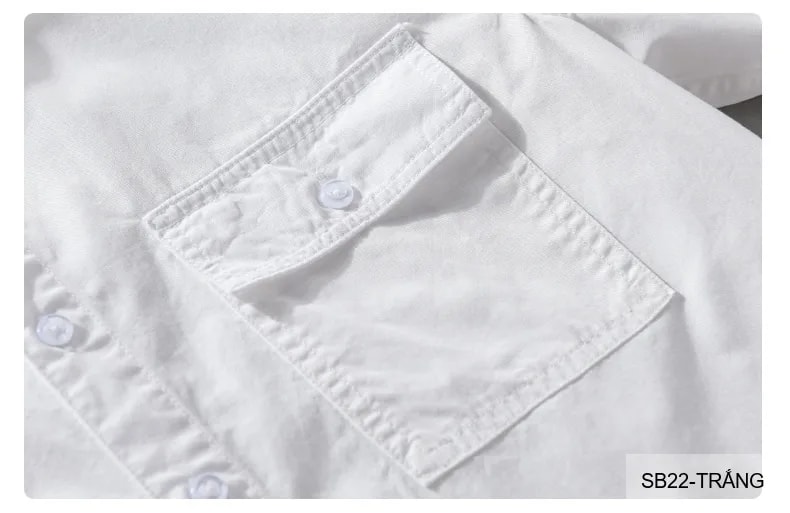 SB22 - Áo Sơ Mi Nam Tay Ngắn Cotton Thoáng Mát, Phong Cách  Đa Năng Mùa Hè - ảnh 6