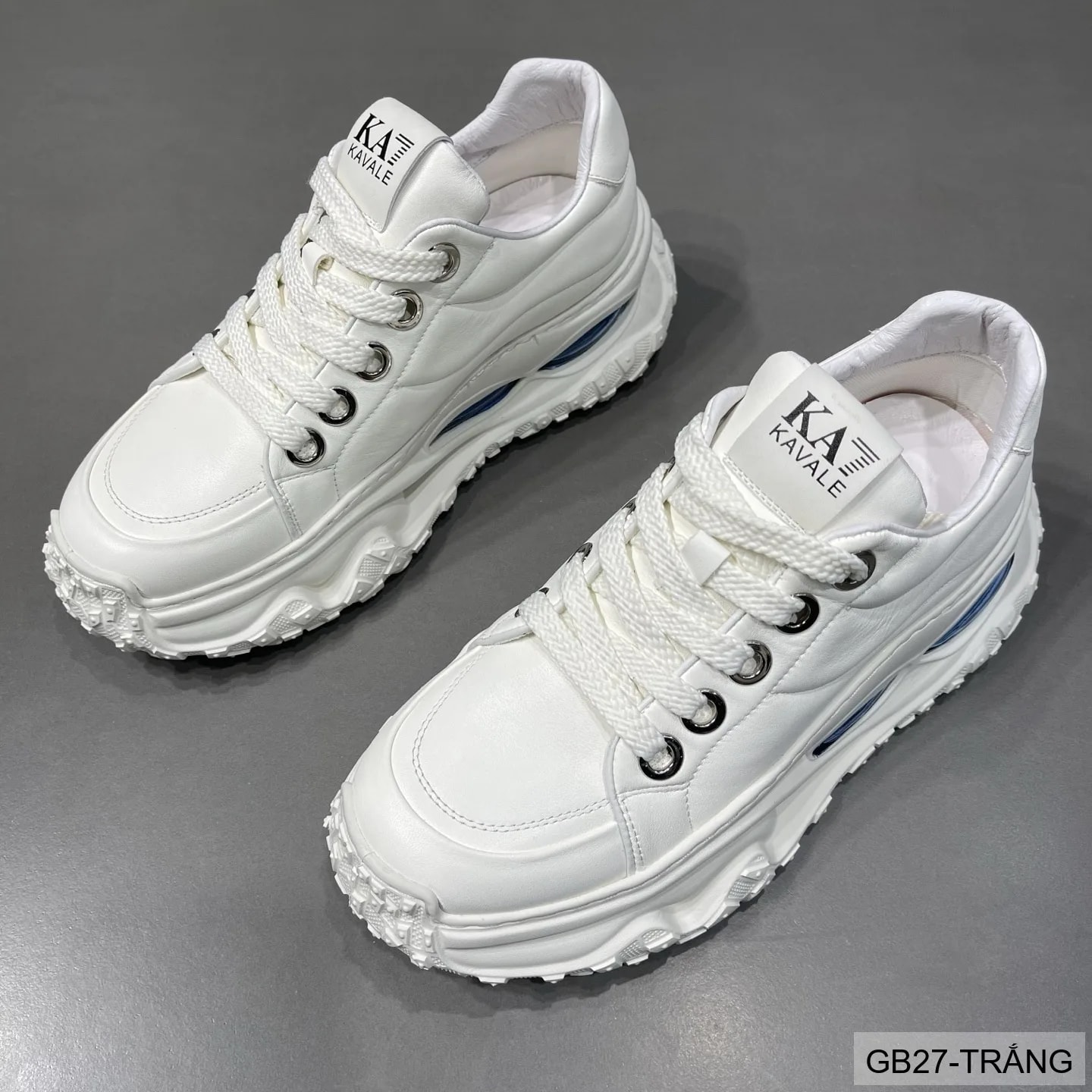 GB27 - Giày nam da bò cao cấp đế dày tăng chiều cao kiểu dad shoes thời trang - ảnh 2