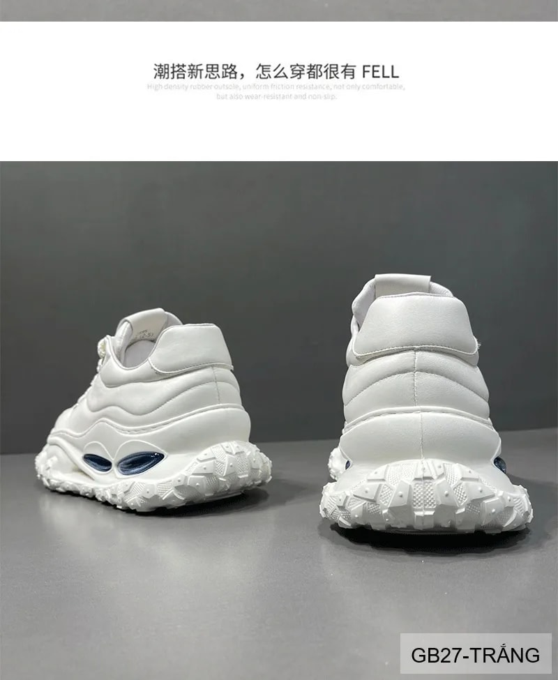 GB27 - Giày nam da bò cao cấp đế dày tăng chiều cao kiểu dad shoes thời trang - ảnh 6