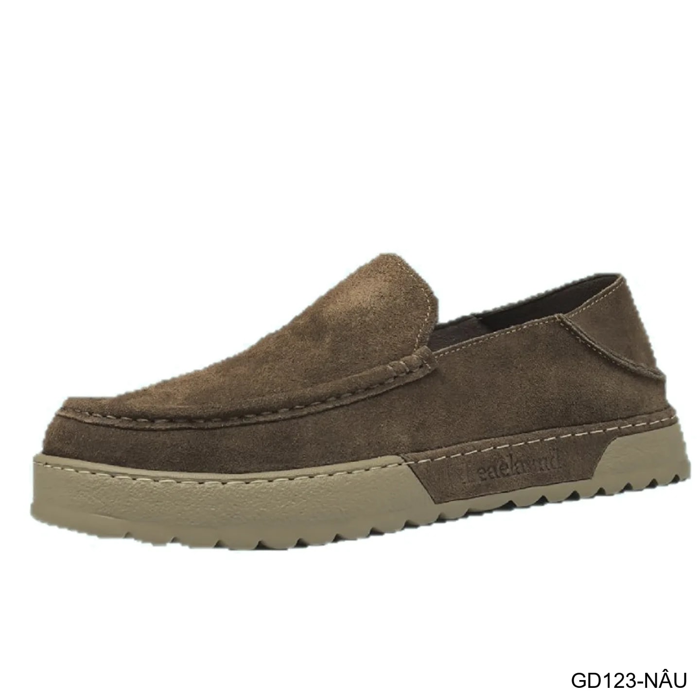 GD123 - Giày lười nam da lộn phong cách châu Âu, êm chân, thời trang casual - ảnh 5