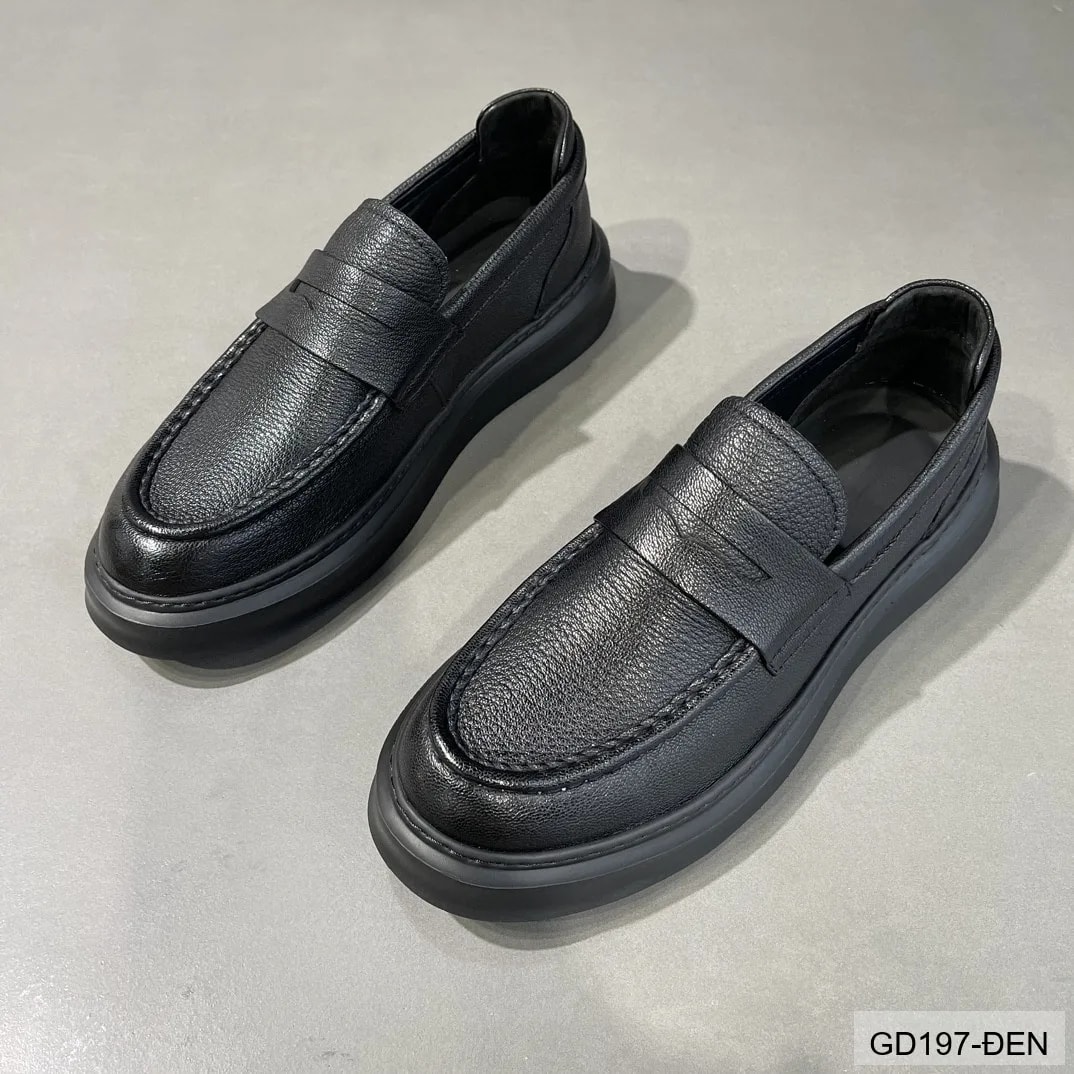 GD197 - Giày lười nam mùa hè da mềm đục lỗ thoáng khí phong cách giản dị - ảnh 16