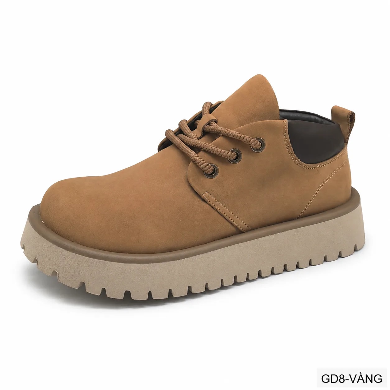 GD8 - Giày Thể Thao Nam Đế Dày Phong Cách Retro - Vàng Đen