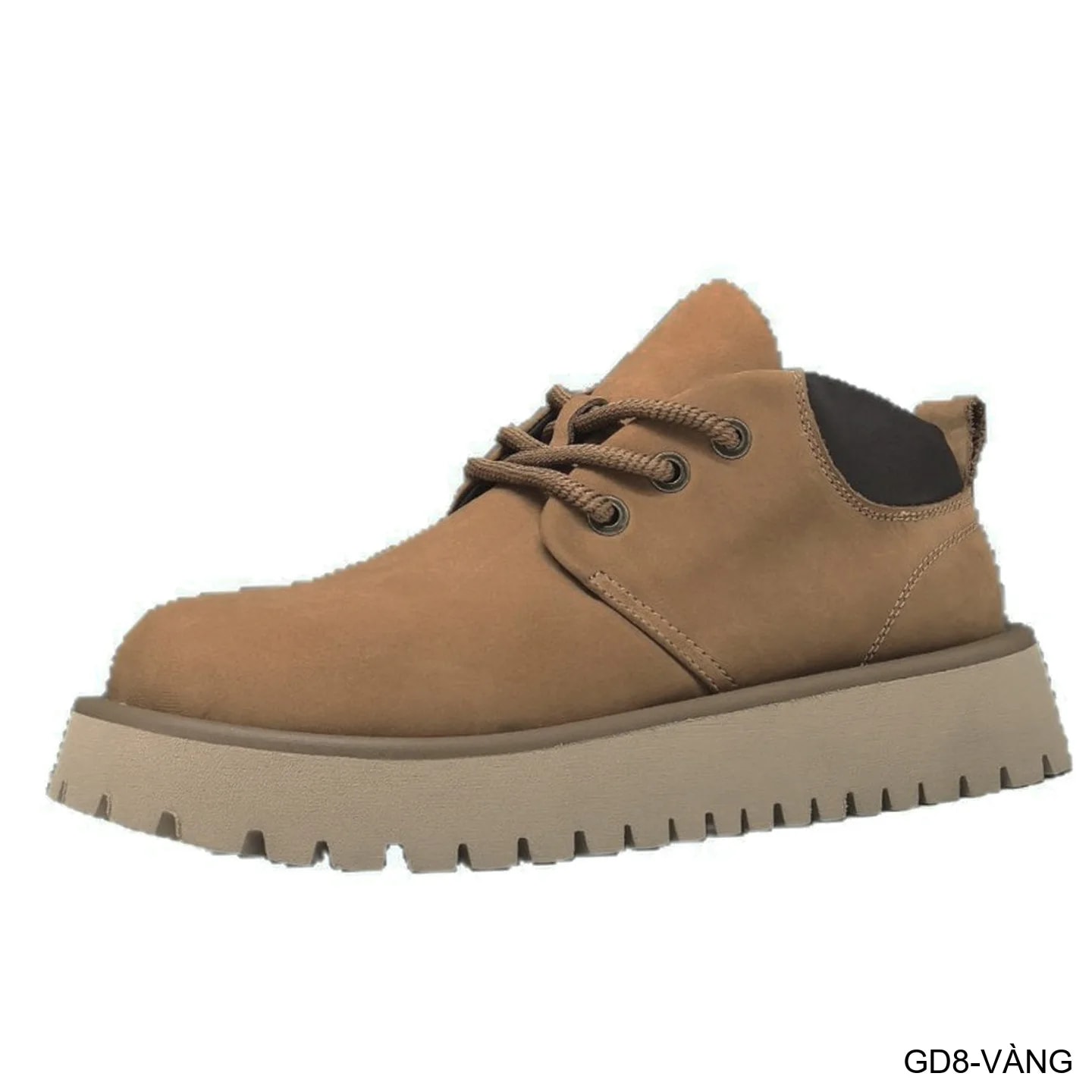 GD8 - Giày Thể Thao Nam Đế Dày Phong Cách Retro - Vàng Đen - ảnh 6