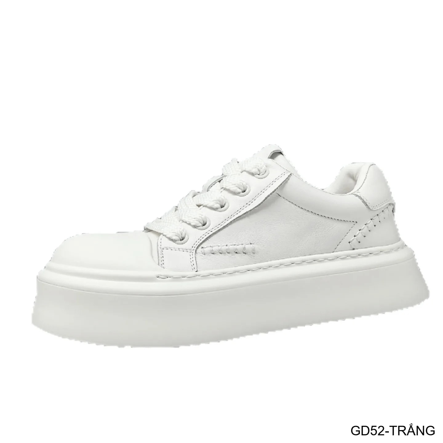 GD52 - Giày thể thao nam đế dày thời trang, da bò thật thoáng khí, phong cách retro - ảnh 5