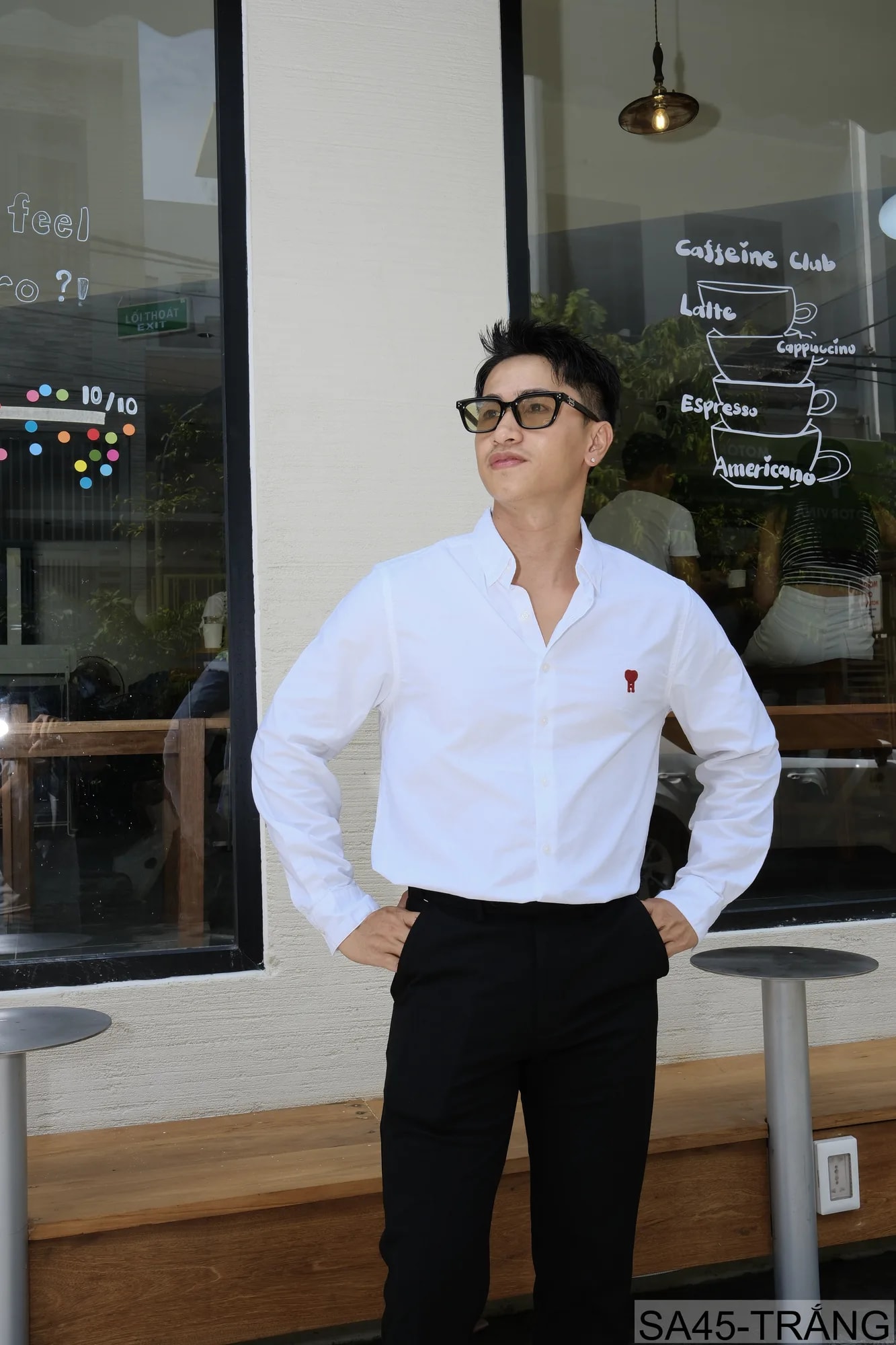SA45 - Áo sơ mi nam tay dài thêu họa tiết phong cách Nhật, chất cotton mềm mại, form rộng thoải mái - ảnh 5