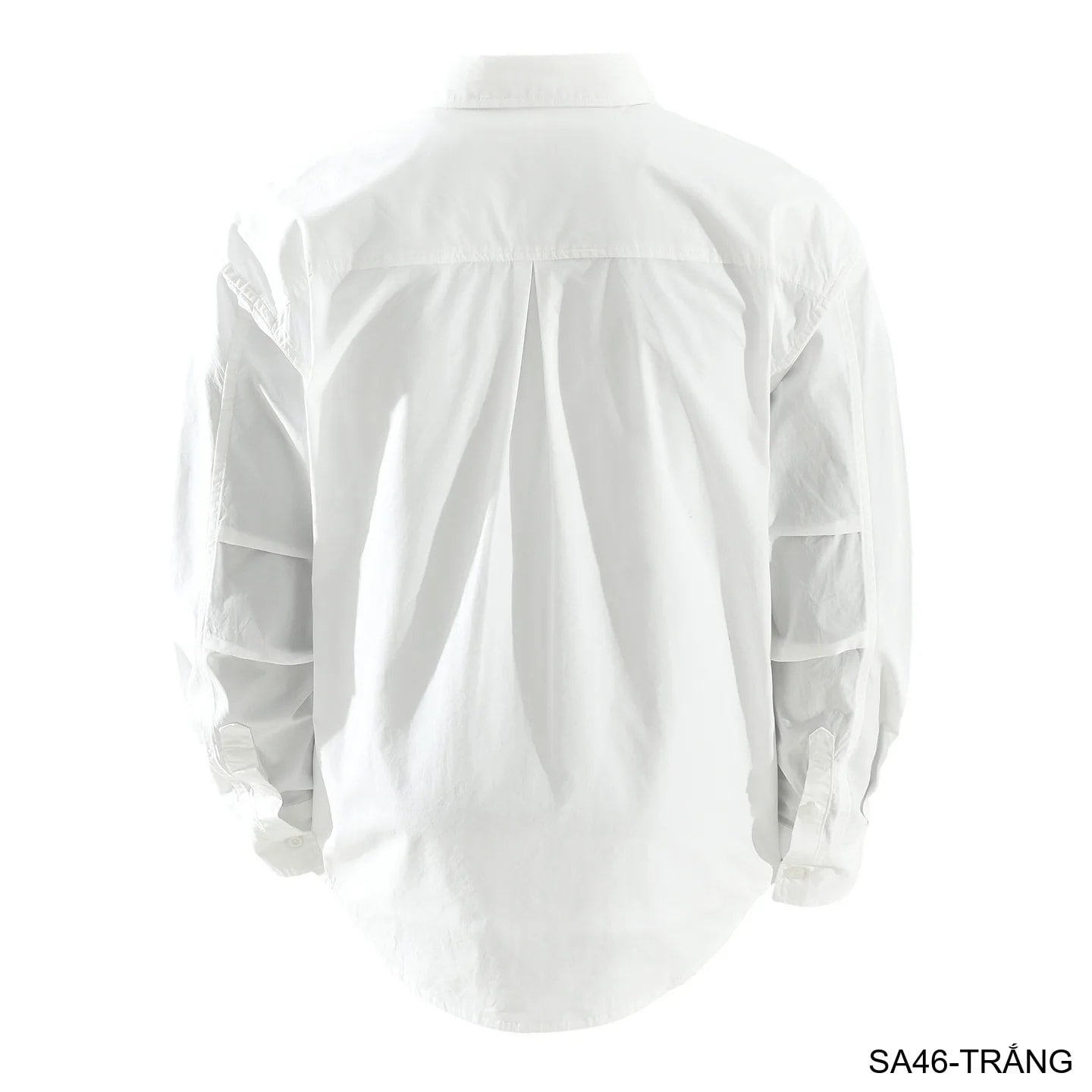 SA46 - Áo sơ mi nam dài tay in chữ AGGP phong cách streetwear, dáng rộng, chất cotton thoải mái - ảnh 4
