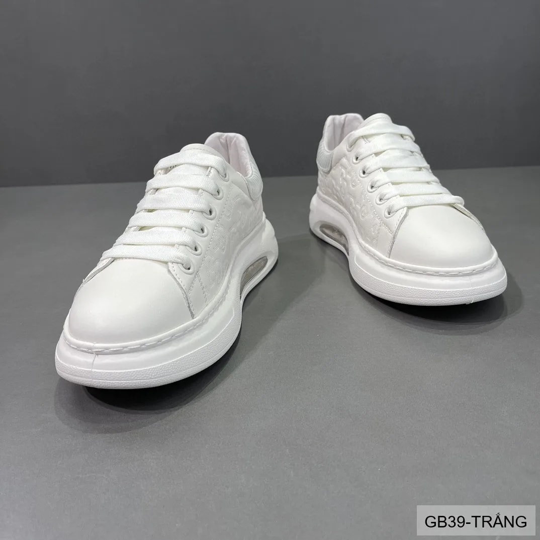 GB39 - Giày thể thao nam trắng đế dày tăng chiều cao, thoáng khí, phong cách thời trang trẻ trung - ảnh 2