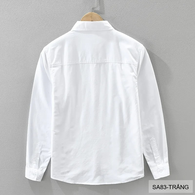 SA83 - Áo Sơ Mi Nam Tay Dài Phong Cách Nhật Bản Thêu Chữ NEIGHBORHOOD Form Rộng - ảnh 3