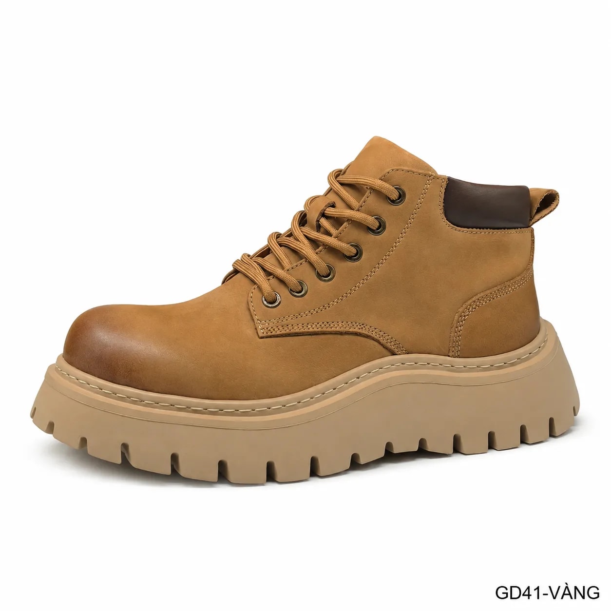GD41 - Giày boots nam da bò thật đế dày phong cách Martin thời trang công sở và ngoài trời