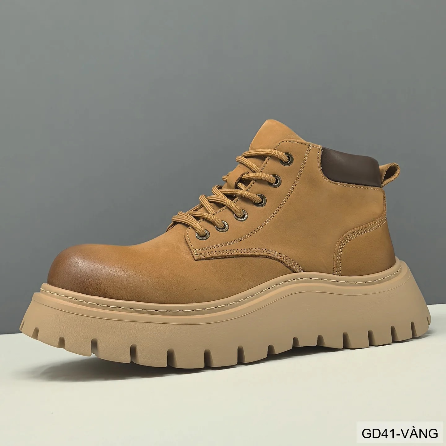 GD41 - Giày boots nam da bò thật đế dày phong cách Martin thời trang công sở và ngoài trời - video 1