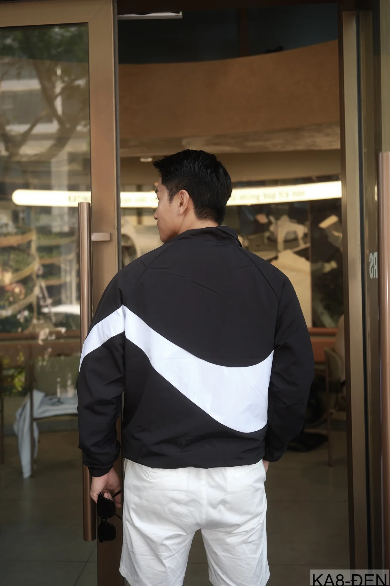 KA8 - Áo khoác nam thể thao phối màu năng động, chất polyester thoáng mát, dáng regular fit - ảnh 2