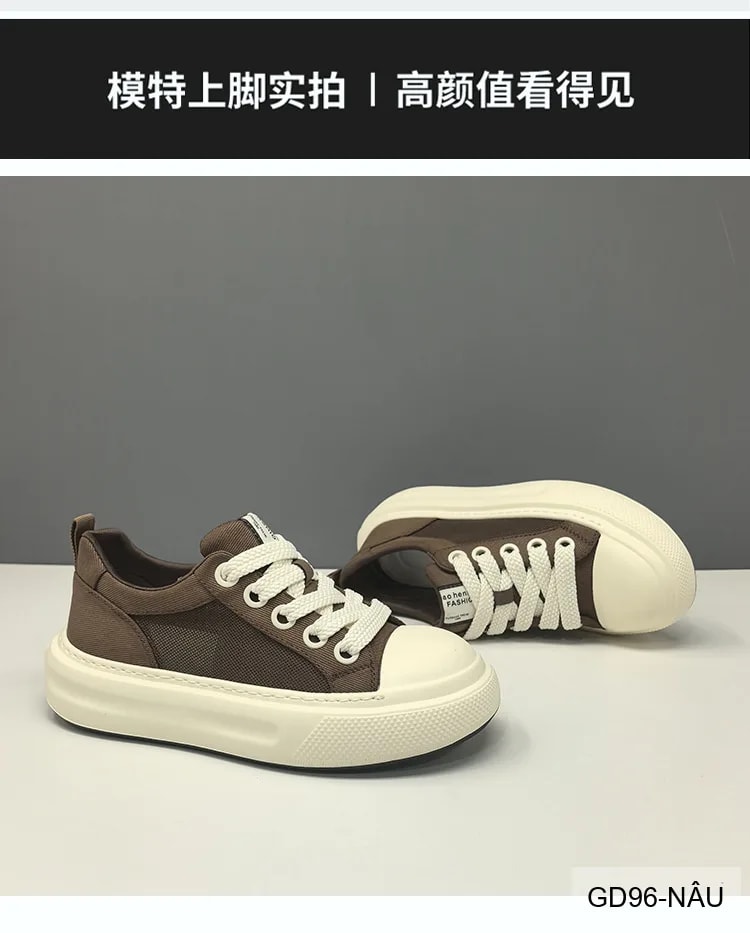 GD96 - Giày thể thao nam đế cao tăng chiều cao, thoáng khí, phong cách thời thượng - ảnh 6