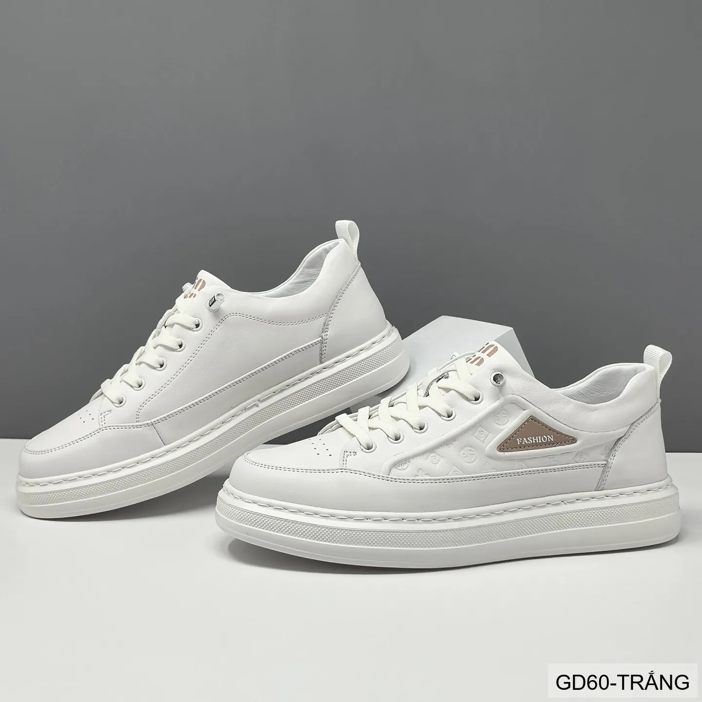GD60 - Giày lười nam da bò cao cấp đế mềm phong cách Hàn Quốc - ảnh 3