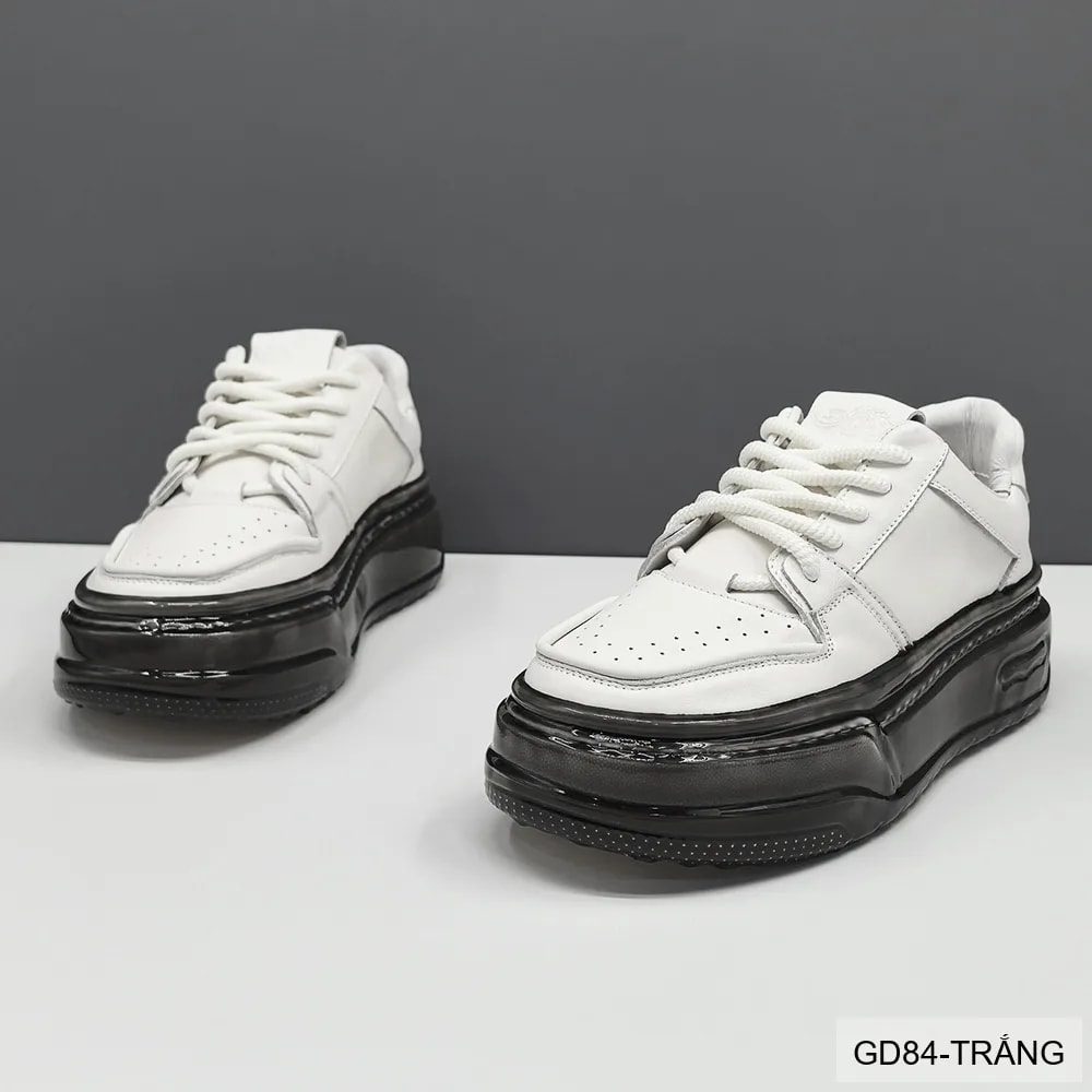 GD84 - Giày nam da bò thật đế dày kiểu dad shoes thời trang, thoáng khí, tăng chiều cao - ảnh 4