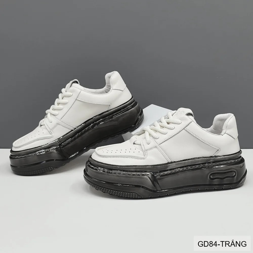 GD84 - Giày nam da bò thật đế dày kiểu dad shoes thời trang, thoáng khí, tăng chiều cao - ảnh 3