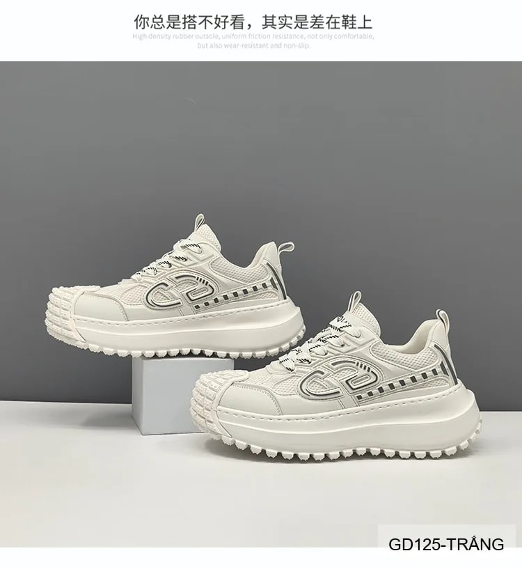 GD125 - Giày thể thao nam đế dày thoáng khí phong cách dad shoes thời thượng - ảnh 8