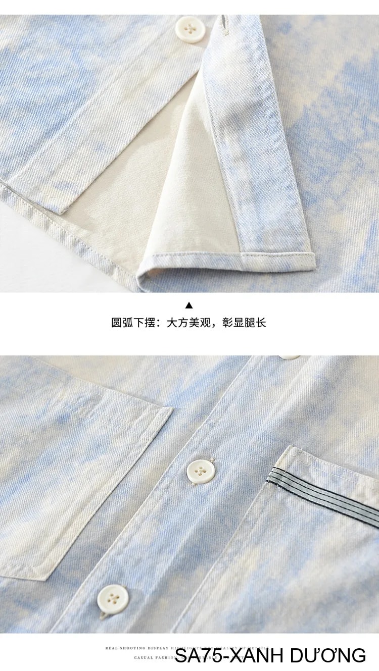 SA75 - Áo Sơ Mi Nam Dài Tay In Họa Tiết Phong Cách Nhật Bản Chất Cotton Mềm Mại - ảnh 15