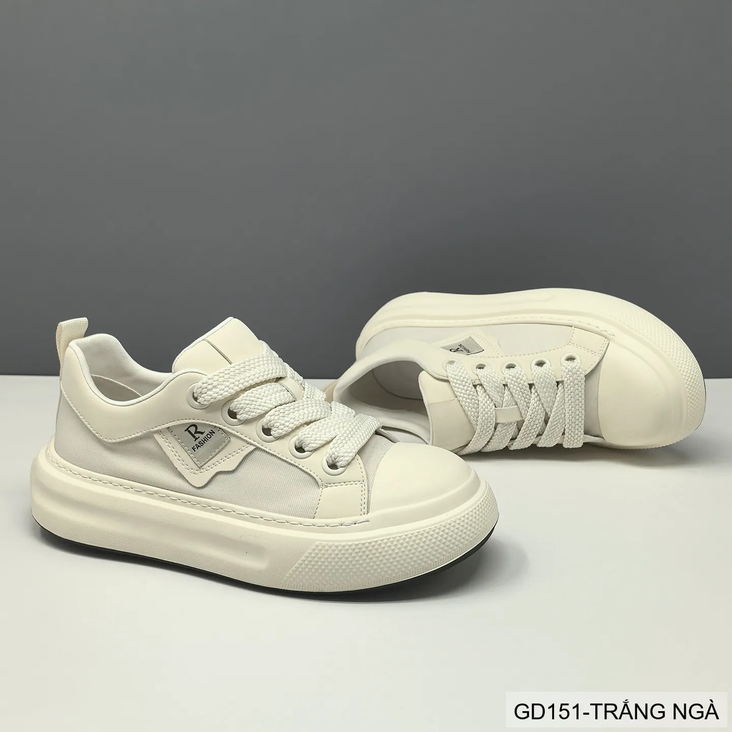 GD151 - Giày nam casual đế xuồng tăng chiều cao, thoáng khí phong cách châu Âu - ảnh 4