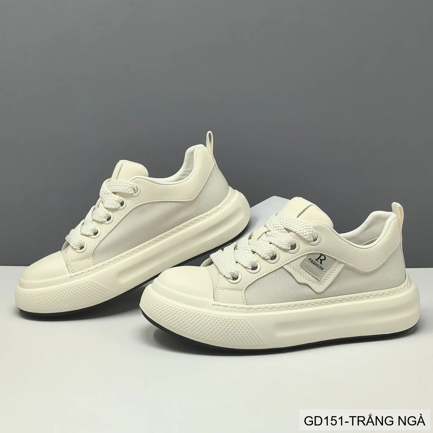 GD151 - Giày nam casual đế xuồng tăng chiều cao, thoáng khí phong cách châu Âu - ảnh 3