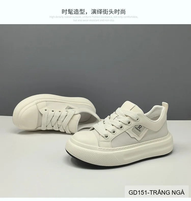 GD151 - Giày nam casual đế xuồng tăng chiều cao, thoáng khí phong cách châu Âu - ảnh 5