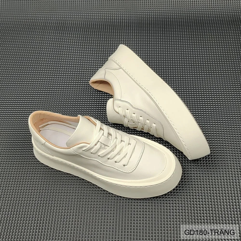 GD180 - Giày Thể Thao Nam Đế Dày Phong Cách Retro Da Bò Thoáng Khí - ảnh 3