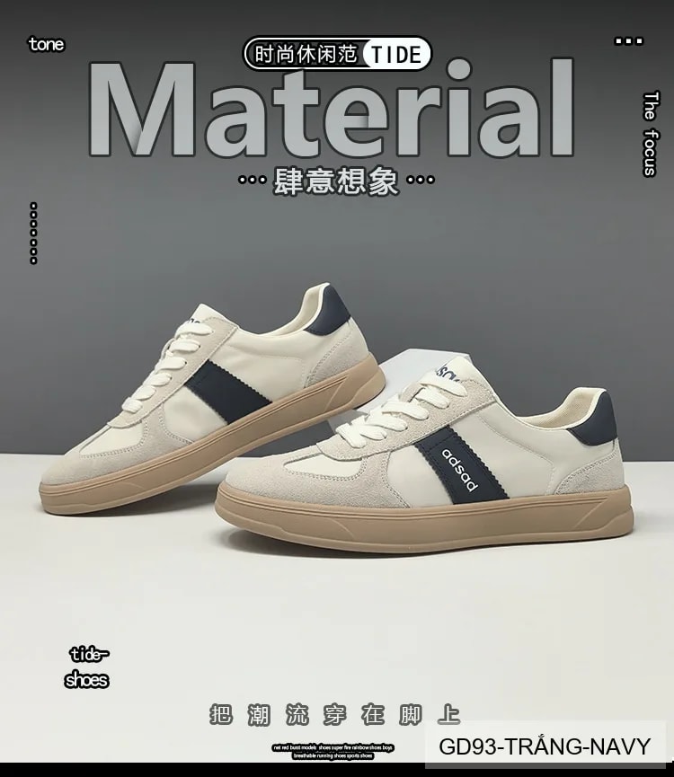 GD93 - Giày nam casual phối màu block, chất liệu da nubuck thoáng khí, phong cách Hàn Quốc trẻ trung - ảnh 12