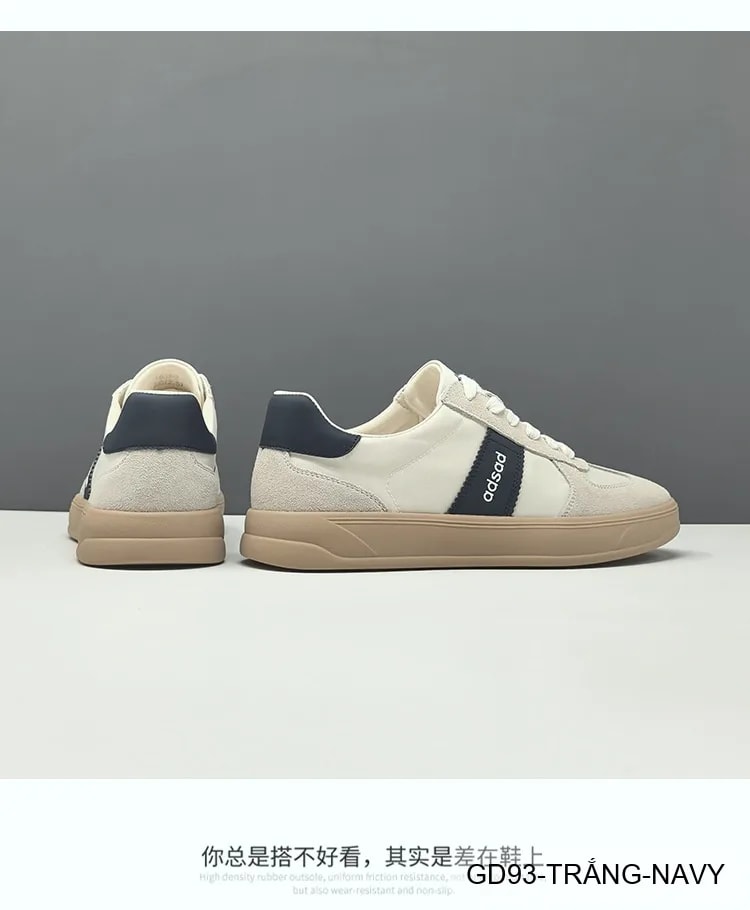 GD93 - Giày nam casual phối màu block, chất liệu da nubuck thoáng khí, phong cách Hàn Quốc trẻ trung - ảnh 8