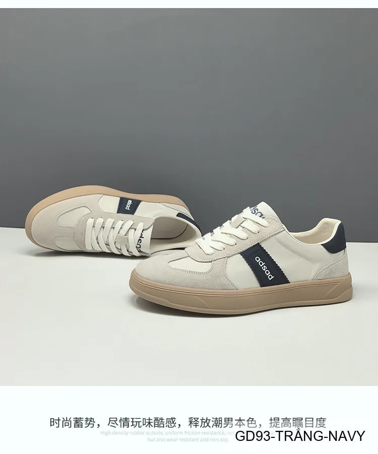 GD93 - Giày nam casual phối màu block, chất liệu da nubuck thoáng khí, phong cách Hàn Quốc trẻ trung - ảnh 10