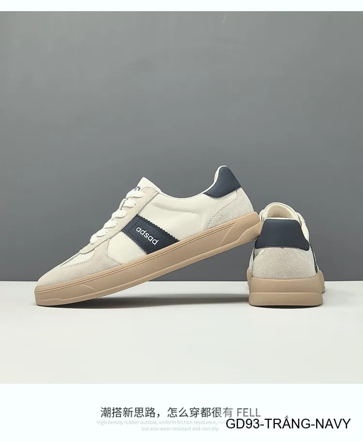GD93 - Giày nam casual phối màu block, chất liệu da nubuck thoáng khí, phong cách Hàn Quốc trẻ trung - ảnh 9